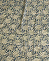 Teal Blue Khaddi Chiffon Saree