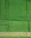 Triveni Green Chinya Silk Saree