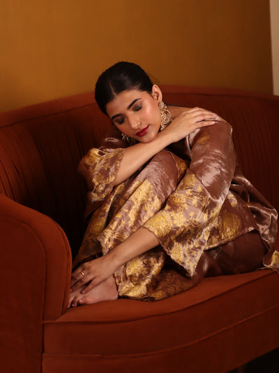 Brown Tissue Coord Set