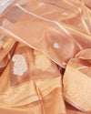 Show Stopper Copper Gold Tissue Saree