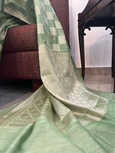 Suhani Green Cotton Saree