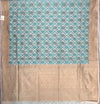 Sheshadri Off White & Blue Cotton Jamdani Saree