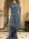 Gaja Indigo Kota Saree