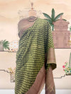 Lippan Mehendi Printed Cotton Saree