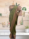 Lippan Mehendi Printed Cotton Saree