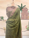 Lippan Mehendi Printed Cotton Saree