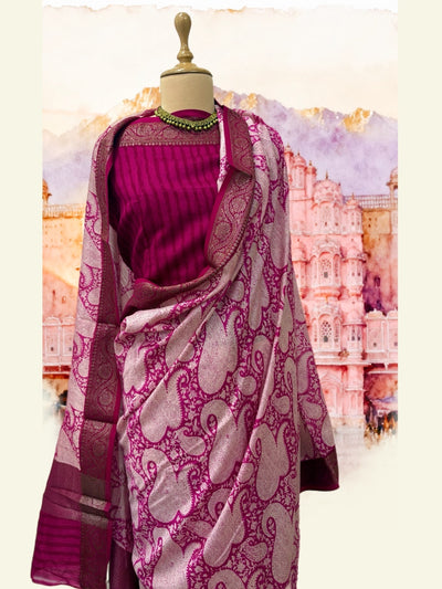 Pink City Printed Cotton Saree