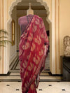 Nemali Red Printed Cotton Saree