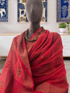 Flame Of The Forest Cotton Booti Saree
