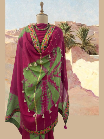 Amer Pink Cotton Saree