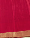 Sringeri Purple & Rani Pink Crepe Silk Sari