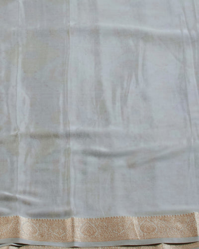 Kimaya Blue Silk Tissue Saree