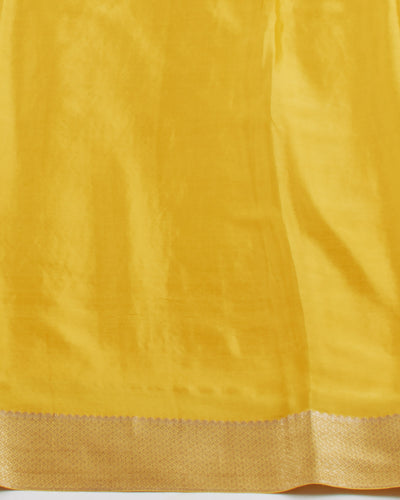 Yellow Patola Crepe silk Saree