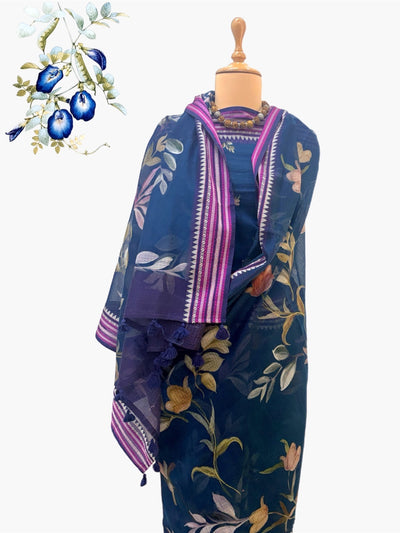 Aparajita Blue Kota Saree