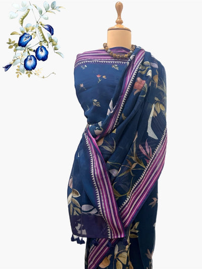 Aparajita Blue Kota Saree