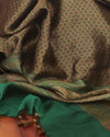 Vamika Green Banarasi Kanchi Silk Saree