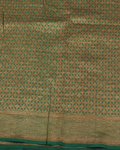 Vamika Green Banarasi Kanchi Silk Saree