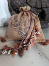 Gayatri Beige Gota Work Potli