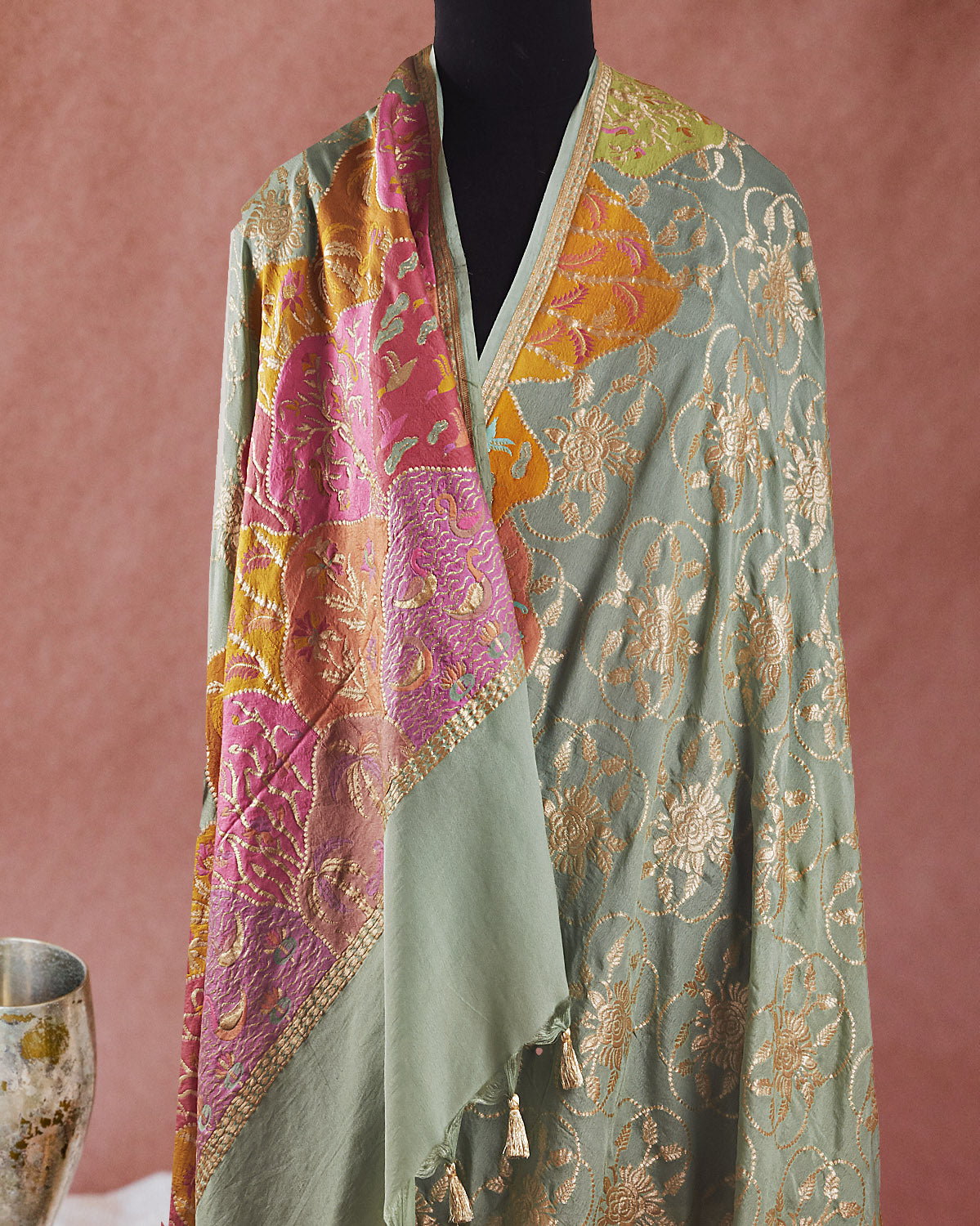 Hillside Soiree Shikargah Georgette Saree