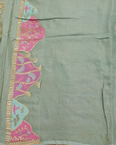 Hillside Soiree Shikargah Georgette Saree
