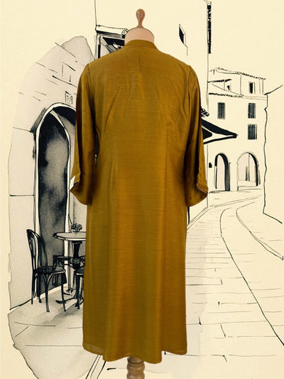 Golden Ghats Matka Georgette Kurta
