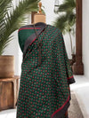 Pichola Green Cotton Saree
