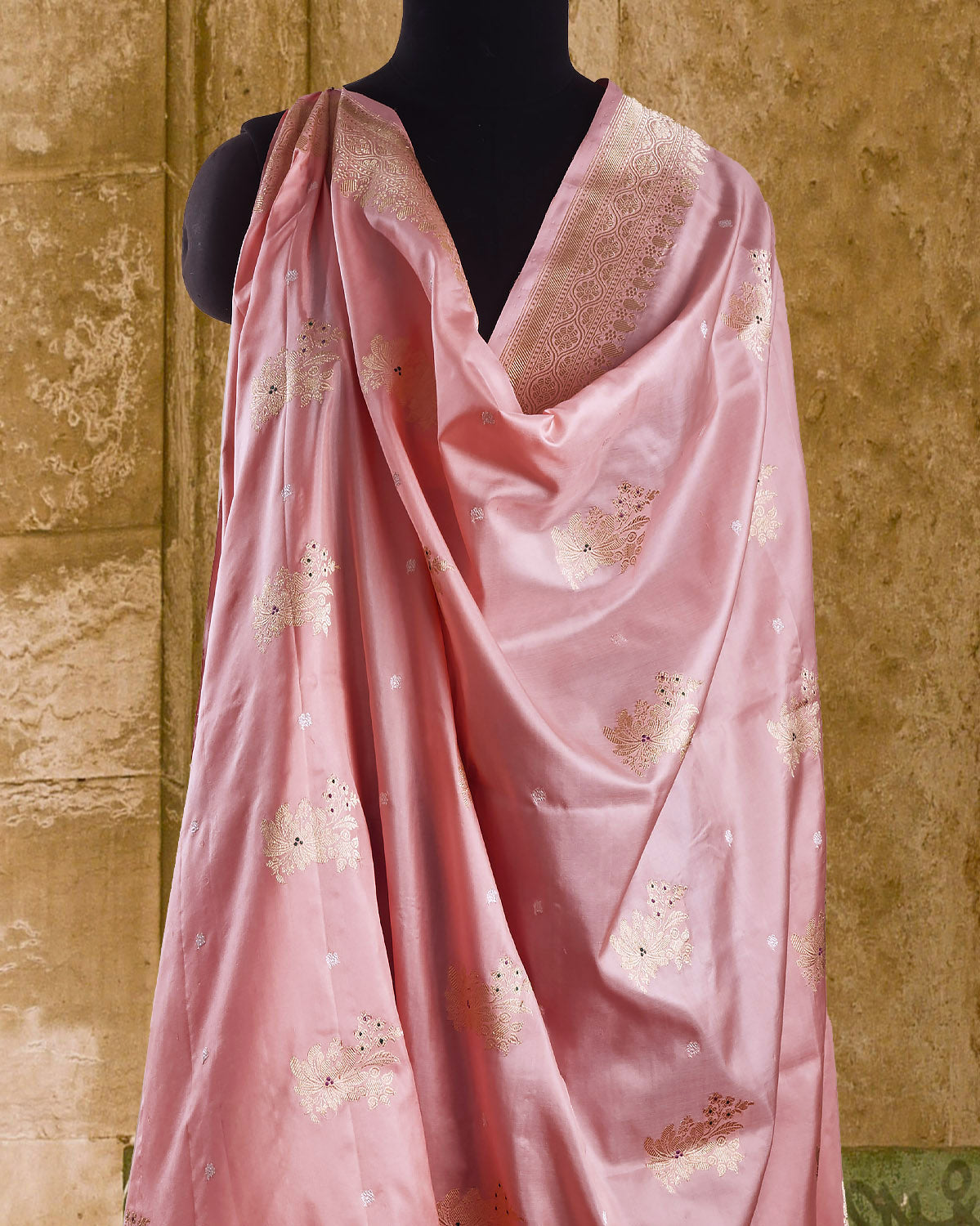 Pranusha Peach Soft Silk Saree