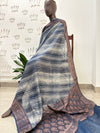 Varahgiri Indigo Printed Cotton Saree