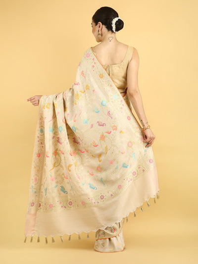Eden Gardens Shikargah Tussar Georgette Saree