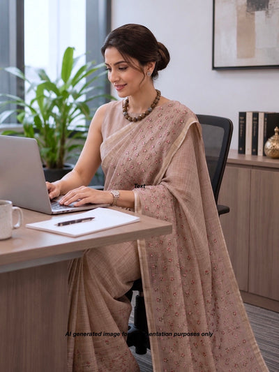 Karnavati Pink Kota Saree