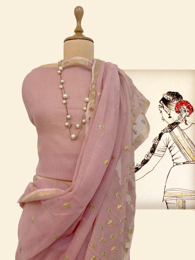 Karnavati Pink Kota Saree