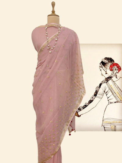 Karnavati Pink Kota Saree