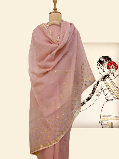 Karnavati Pink Kota Saree