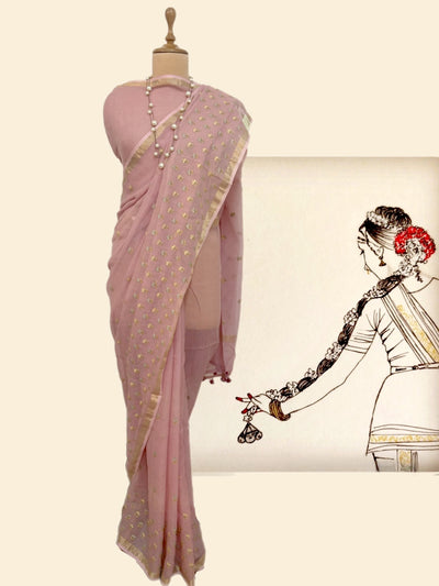 Karnavati Pink Kota Saree
