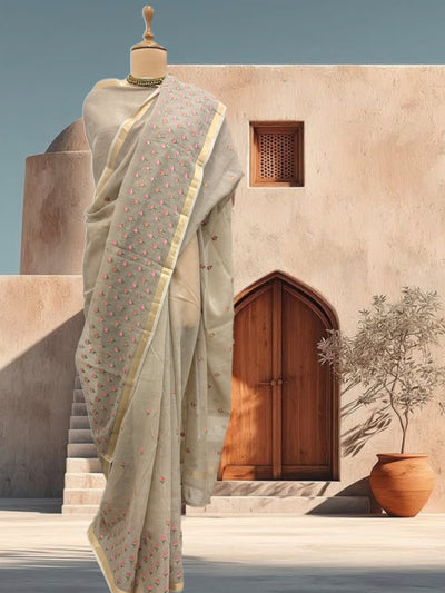 Kishangarh Beige Kota Saree