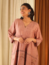 Lavender Brown Kurta dress