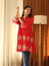 Red Short Kurta