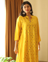 Yellow long Kurta