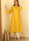 Yellow long Kurta