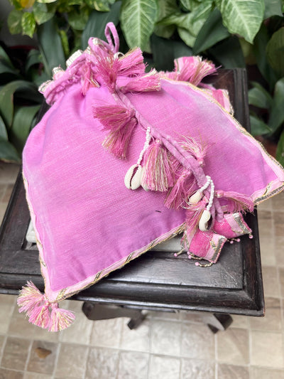 Lavanya Pink Gota Work Potli