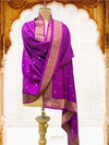 Sultana Magenta Kadhuwa Booti Silk Dupatta
