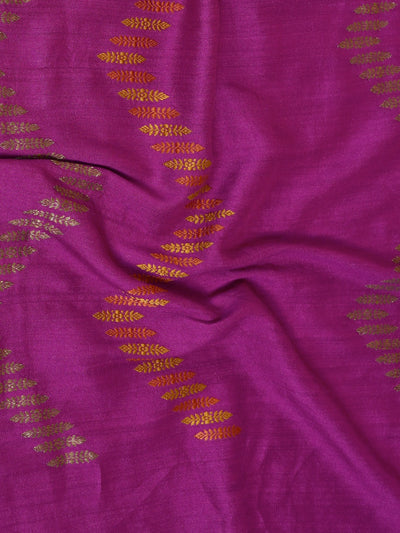 Raasa Wine Chevron Matka Georgette Saree