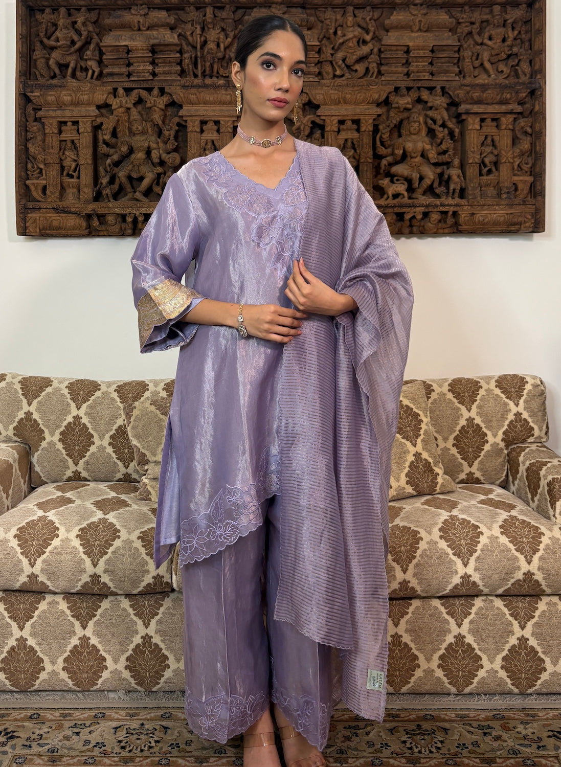Mauve Tissue 3pc Coord Set