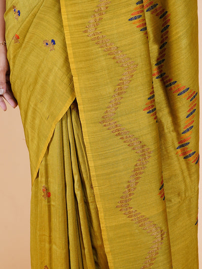 Saanvi Mehendi Chevron Matka Georgette Saree