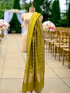 Jalsa Mehendi Silk Dupatta