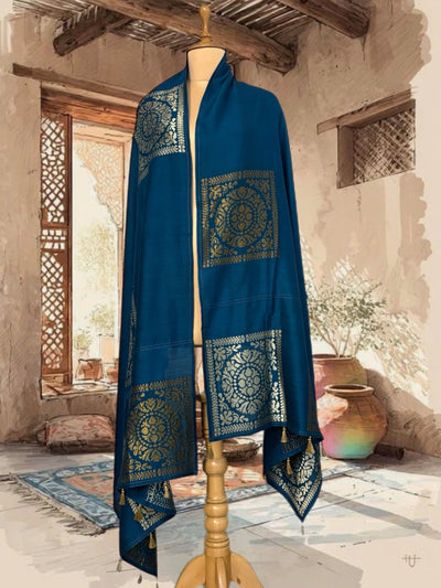Zeenat Blue Matka Georgette Dupatta