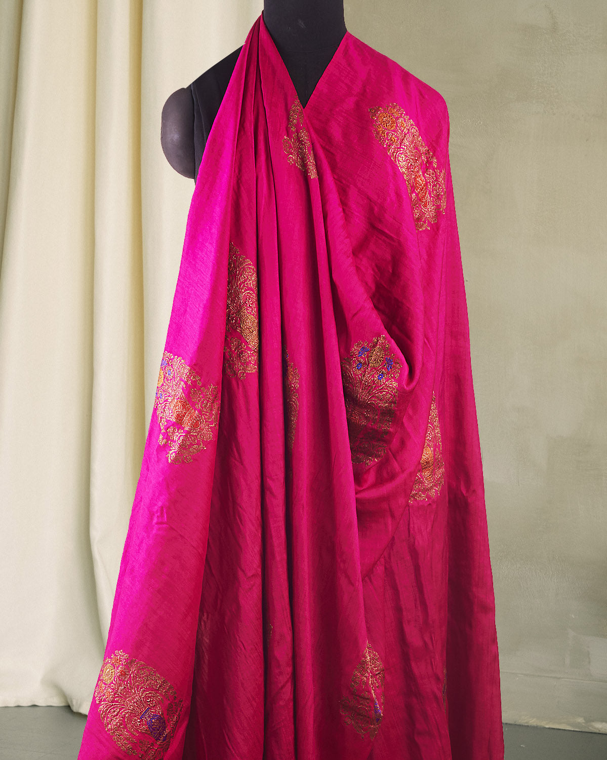 Kannagi Rani Pink Matka Georgette Saree