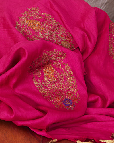 Kannagi Rani Pink Matka Georgette Saree