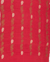 Kamal Sarovar Red Floral Matka Georgette Saree