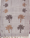 Moonlit Desert Matka Georgette Border Saree